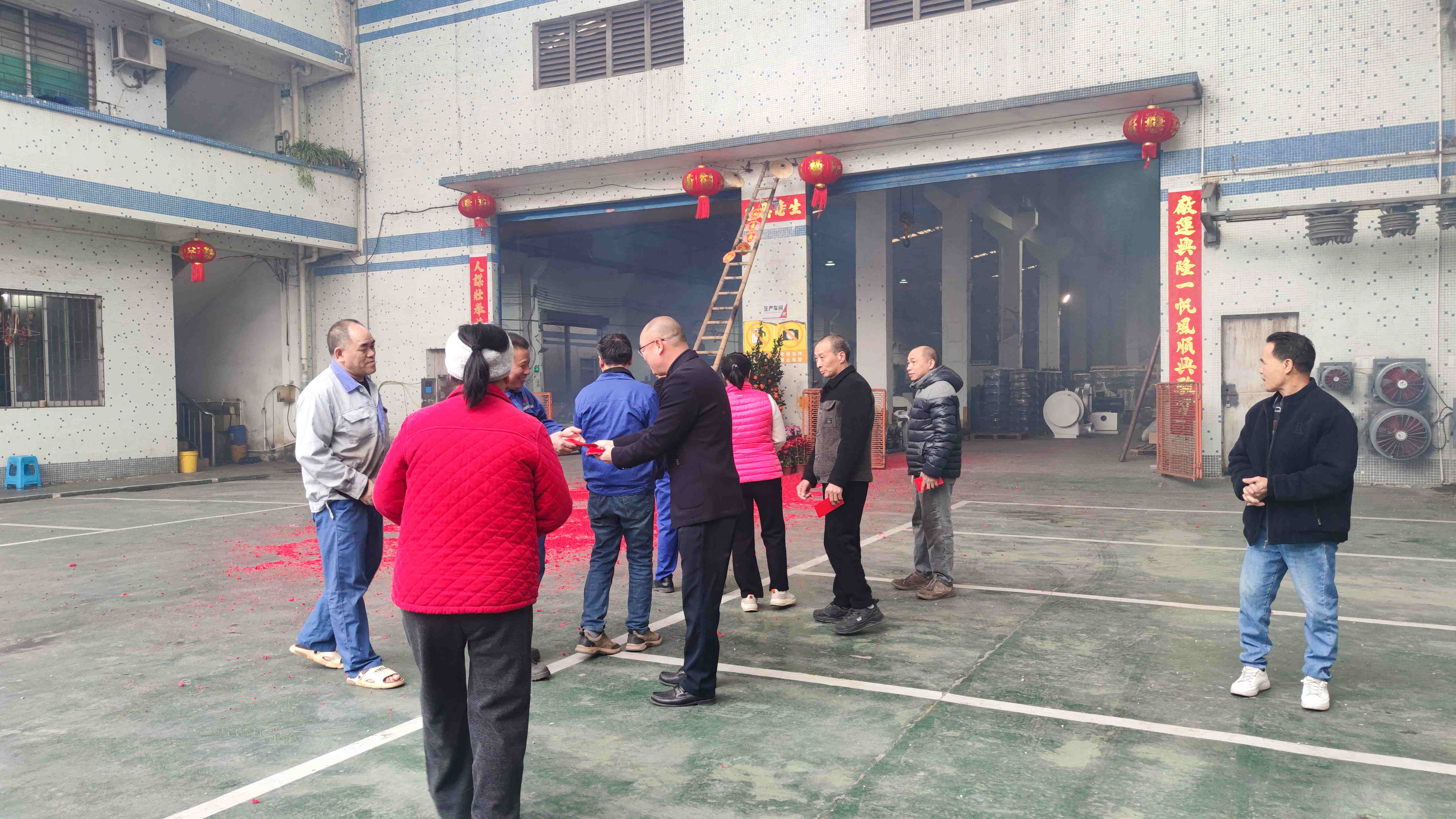 金蛇舞春启新程—必发7790风机2025年开工大吉